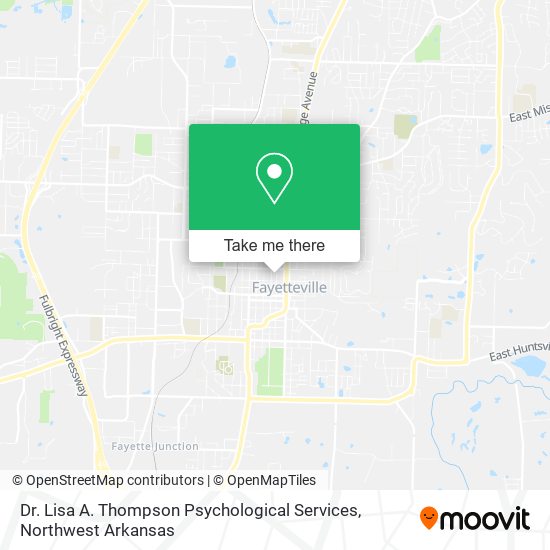 Mapa de Dr. Lisa A. Thompson Psychological Services