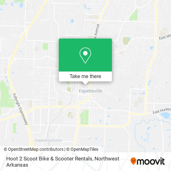 Mapa de Hoot 2 Scoot Bike & Scooter Rentals