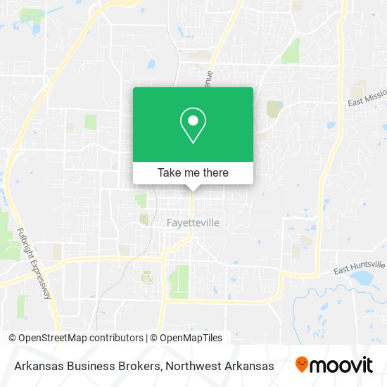 Mapa de Arkansas Business Brokers