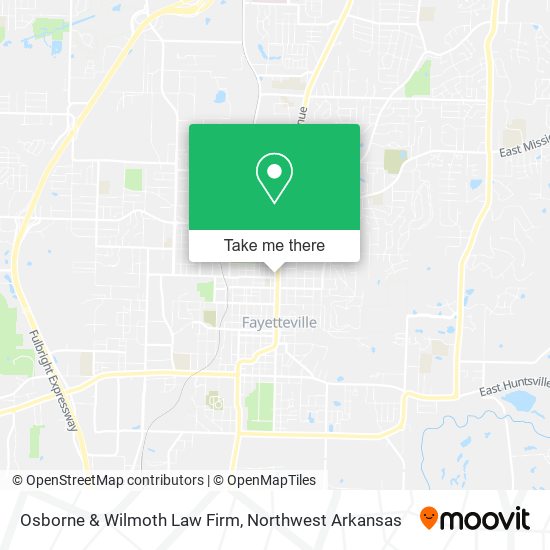 Mapa de Osborne & Wilmoth Law Firm