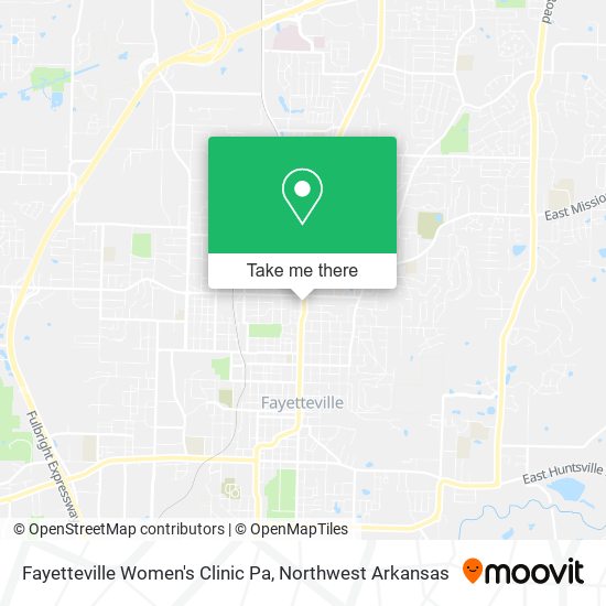 Fayetteville Women's Clinic Pa map