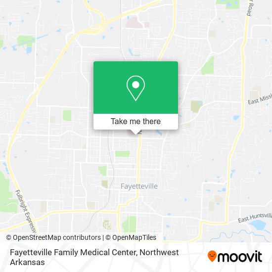 Mapa de Fayetteville Family Medical Center
