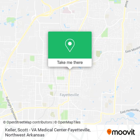 Keller, Scott - VA Medical Center-Fayetteville map