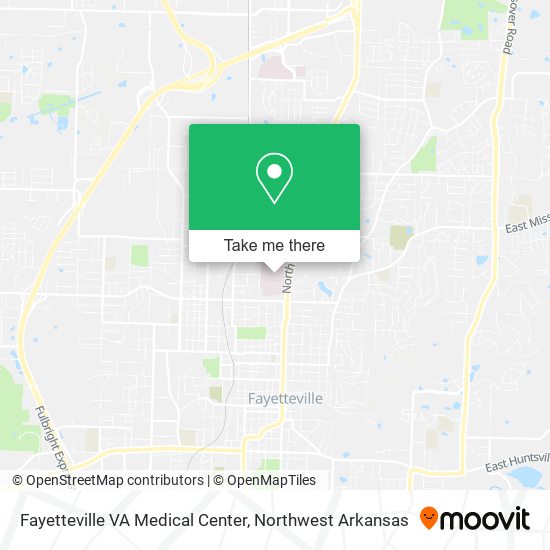 Mapa de Fayetteville VA Medical Center