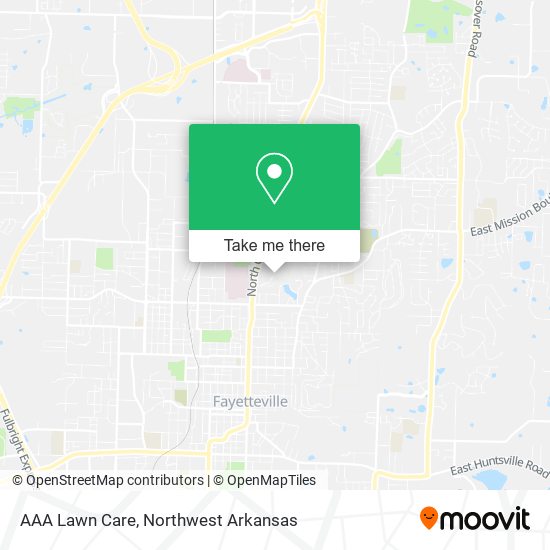 AAA Lawn Care map