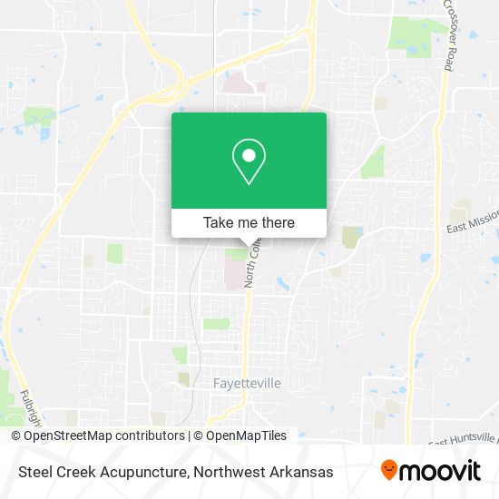 Steel Creek Acupuncture map