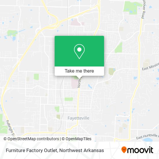 Mapa de Furniture Factory Outlet