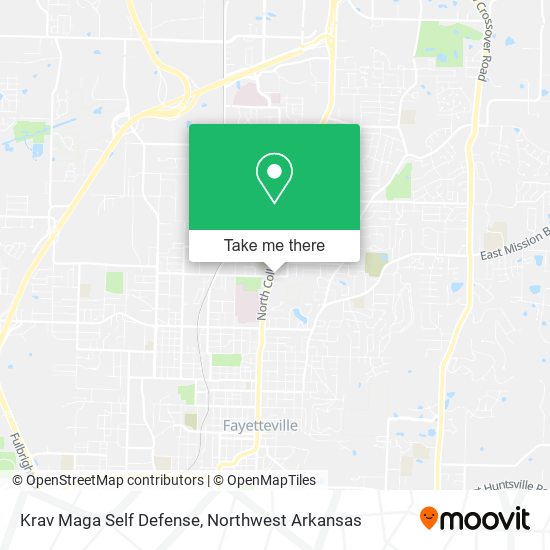 Krav Maga Self Defense map