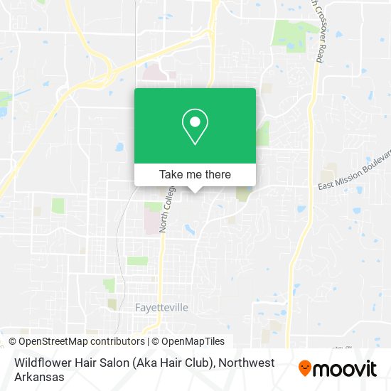 Mapa de Wildflower Hair Salon (Aka Hair Club)