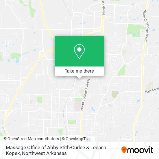 Massage Office of Abby Stith-Curlee & Leeann Kopek map