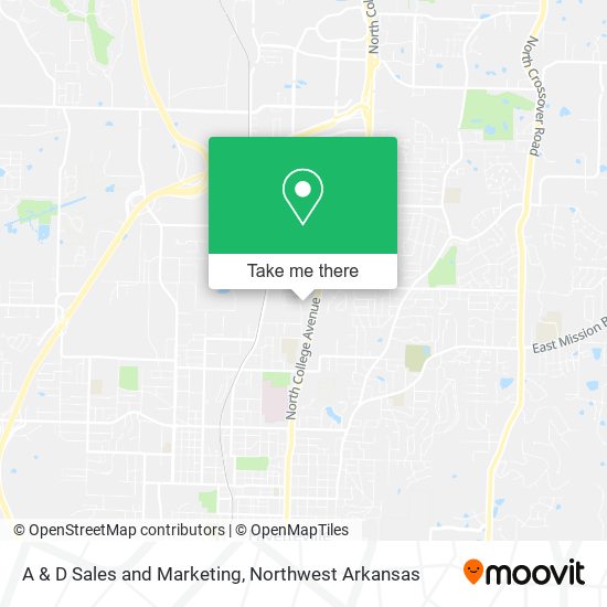 A & D Sales and Marketing map