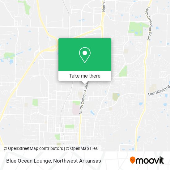 Blue Ocean Lounge map