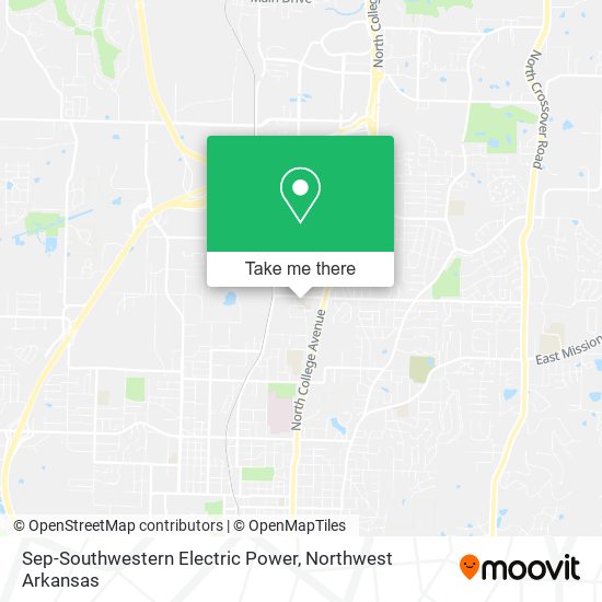 Sep-Southwestern Electric Power map