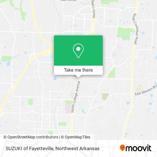 Mapa de SUZUKI of Fayetteville