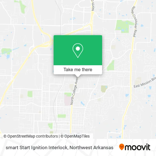 smart Start Ignition Interlock map