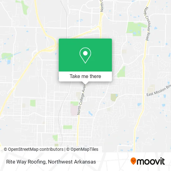Rite Way Roofing map