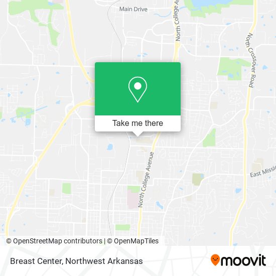 Breast Center map