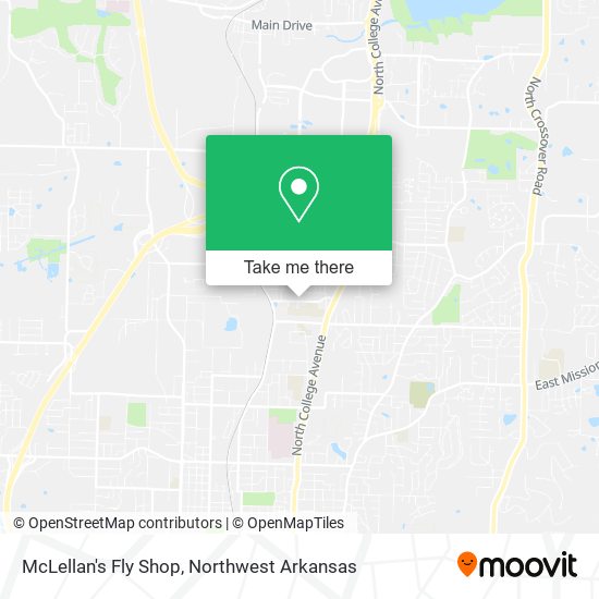 Mapa de McLellan's Fly Shop