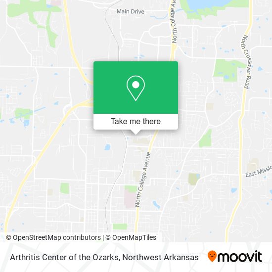 Mapa de Arthritis Center of the Ozarks