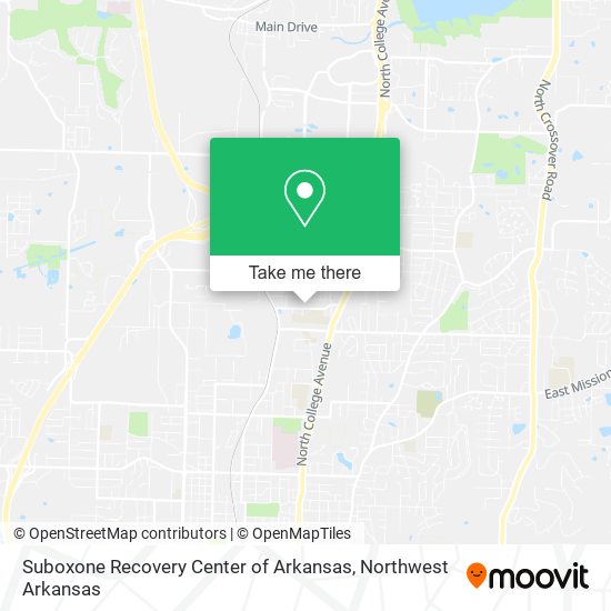 Suboxone Recovery Center of Arkansas map