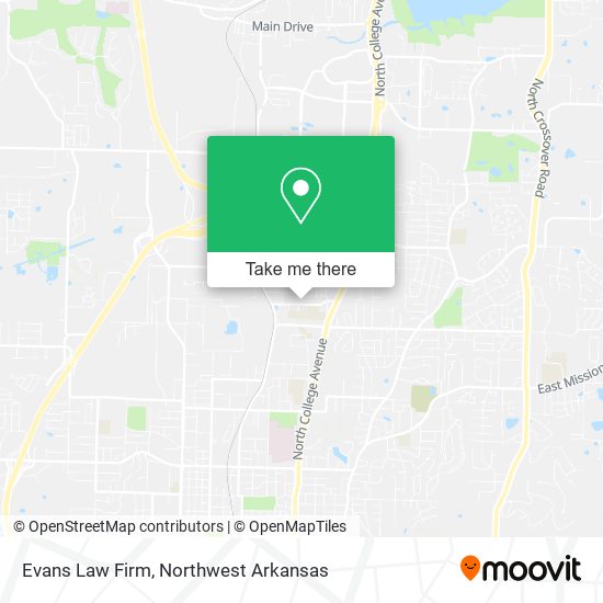 Evans Law Firm map