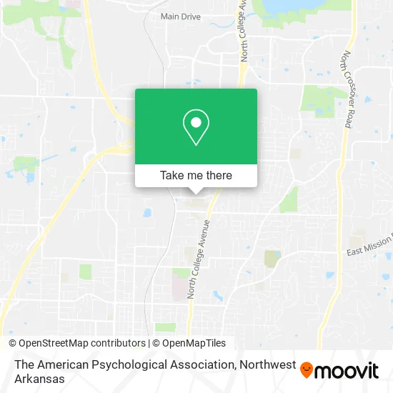 The American Psychological Association map