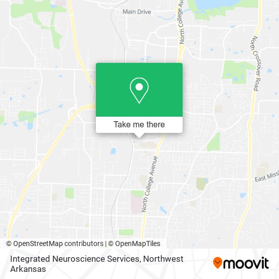 Integrated Neuroscience Services map