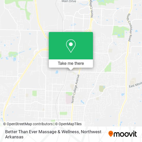 Better Than Ever Massage & Wellness map