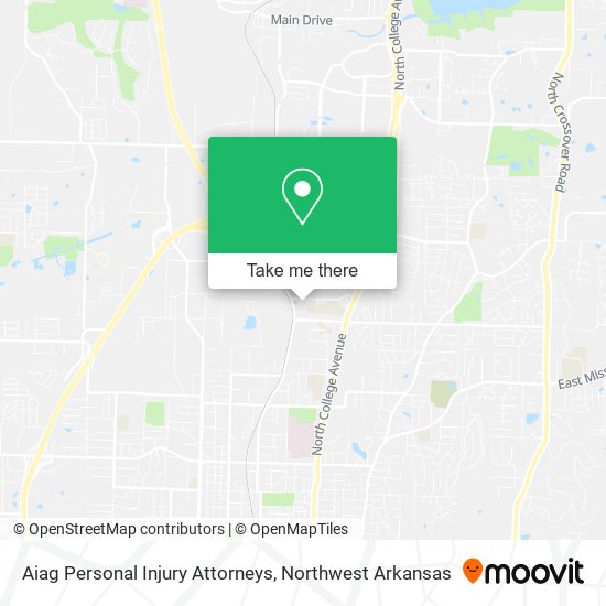 Aiag Personal Injury Attorneys map
