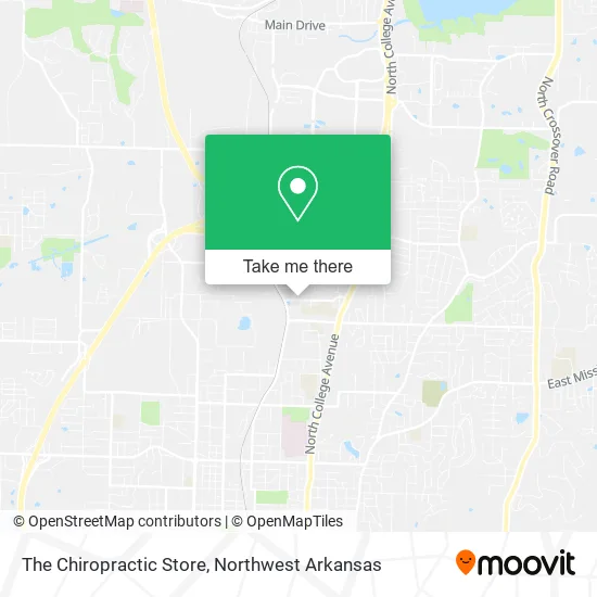 The Chiropractic Store map