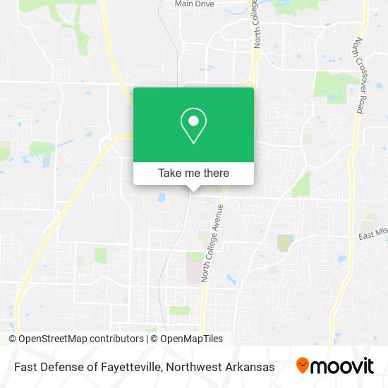 Fast Defense of Fayetteville map