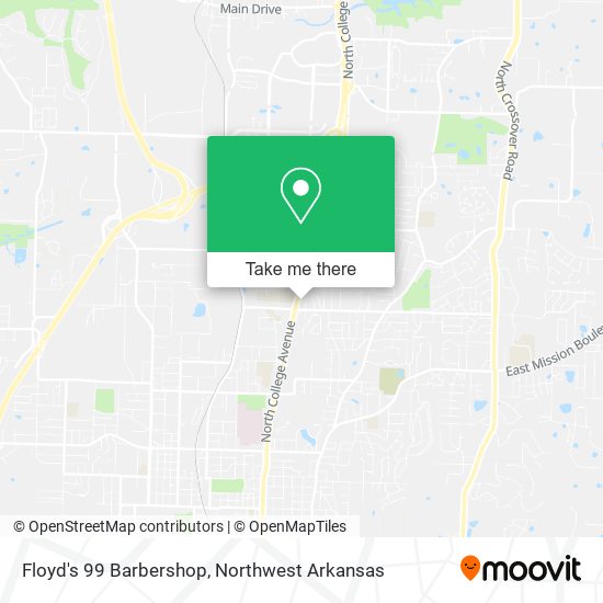 Mapa de Floyd's 99 Barbershop