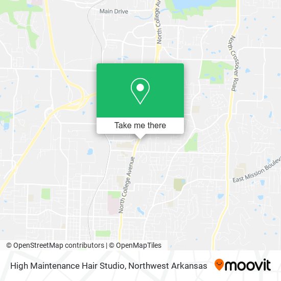 High Maintenance Hair Studio map