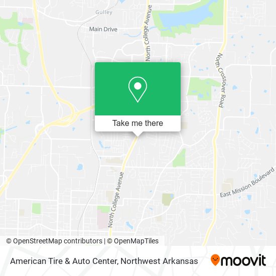 American Tire & Auto Center map