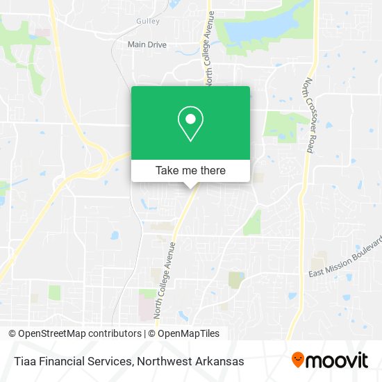 Mapa de Tiaa Financial Services
