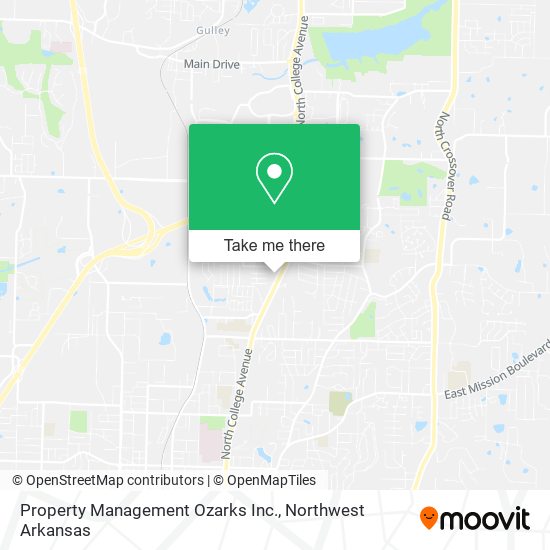 Mapa de Property Management Ozarks Inc.
