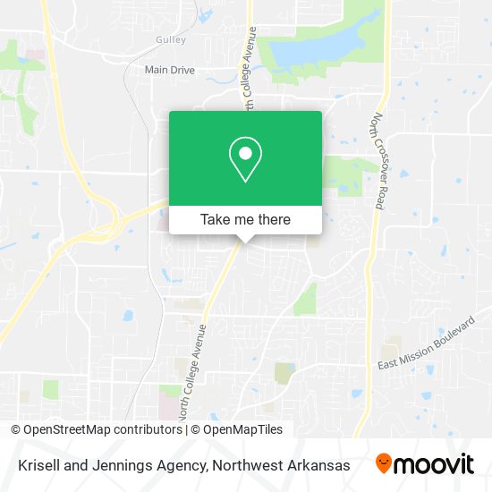Krisell and Jennings Agency map