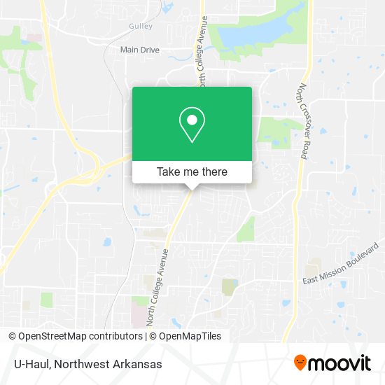 Mapa de U-Haul