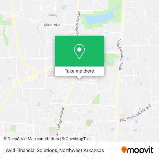 Avid Financial Solutions map