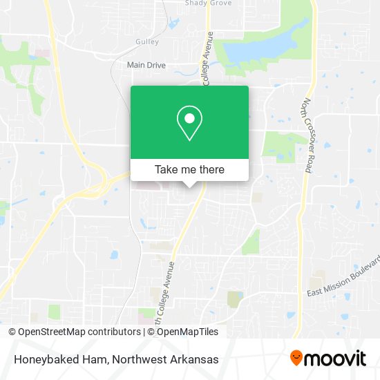 Honeybaked Ham map