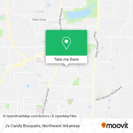 J's Candy Bouquets map