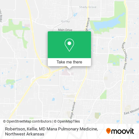 Robertson, Kellie, MD Mana Pulmonary Medicine map