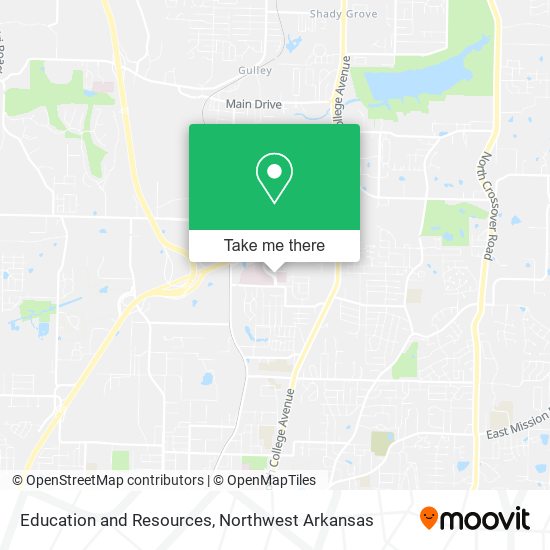 Education and Resources map