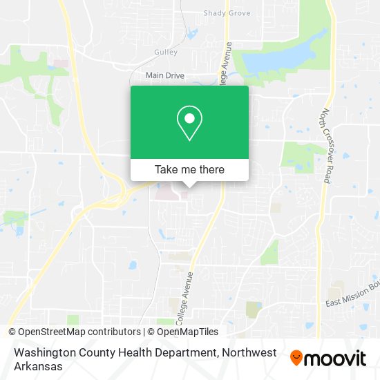 Mapa de Washington County Health Department