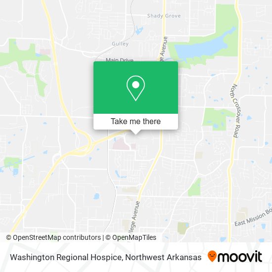Mapa de Washington Regional Hospice