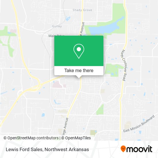 Lewis Ford Sales map