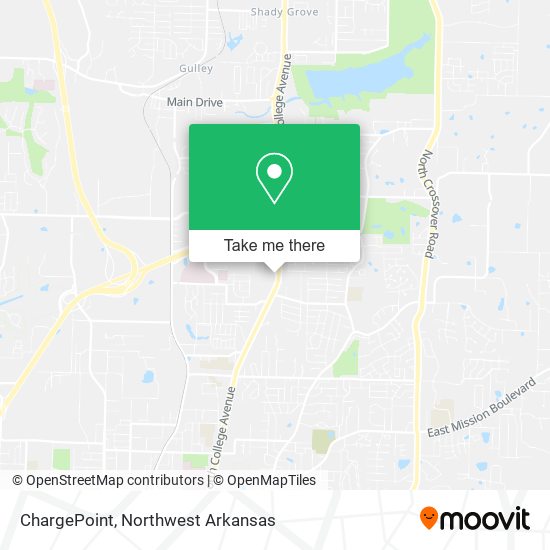 Mapa de ChargePoint