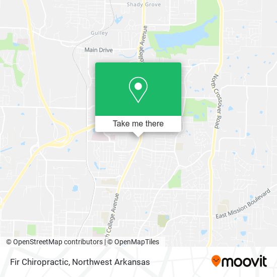 Fir Chiropractic map