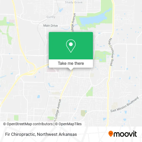 Fir Chiropractic map