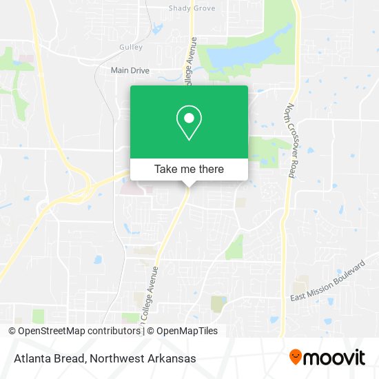 Atlanta Bread map